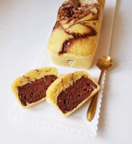 Gâteau savane marbré