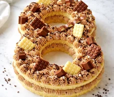 Number cake au kinder maxi