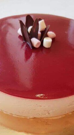Bavarois à la fraise