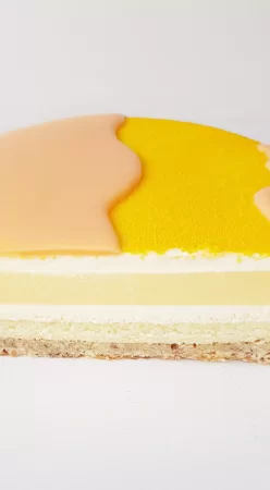 Entremet citron, thym et miel