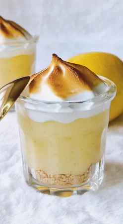Verrines au citron meringué