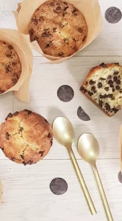 Muffins aux pépites de chocolat