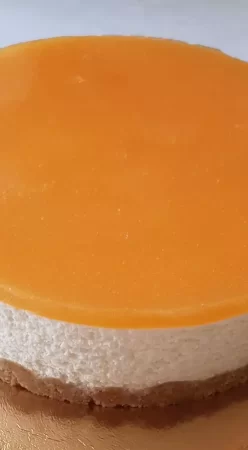 Bavarois à la pêche
