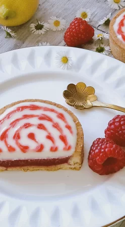 Tartelettes citron et framboise