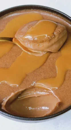 Crème chocolat et caramel