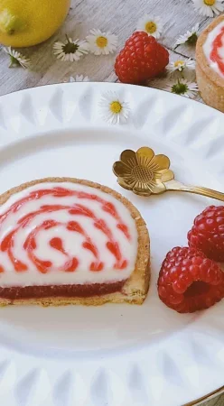 Tartelettes citron et framboise