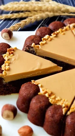 Financier chocolat et pâte à tartiner