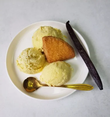 Glace à la vanille