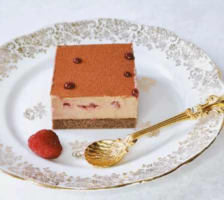 Gâteau mousse chocolat et framboises
