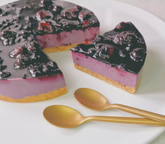Cheesecake à la myrtille