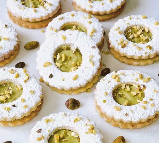 Biscuits à la pistache
