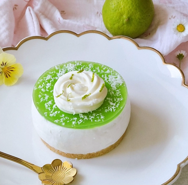 Entremet coco et citron vert