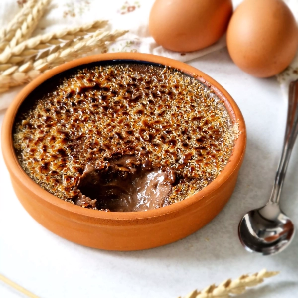 Crème brûlée au chocolat