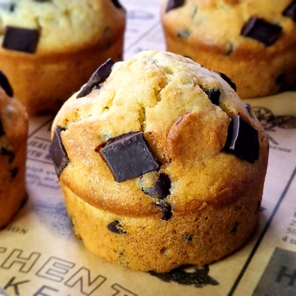 Muffins aux pépites de chocolat