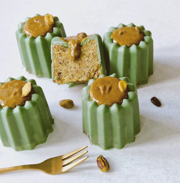Financiers pistache