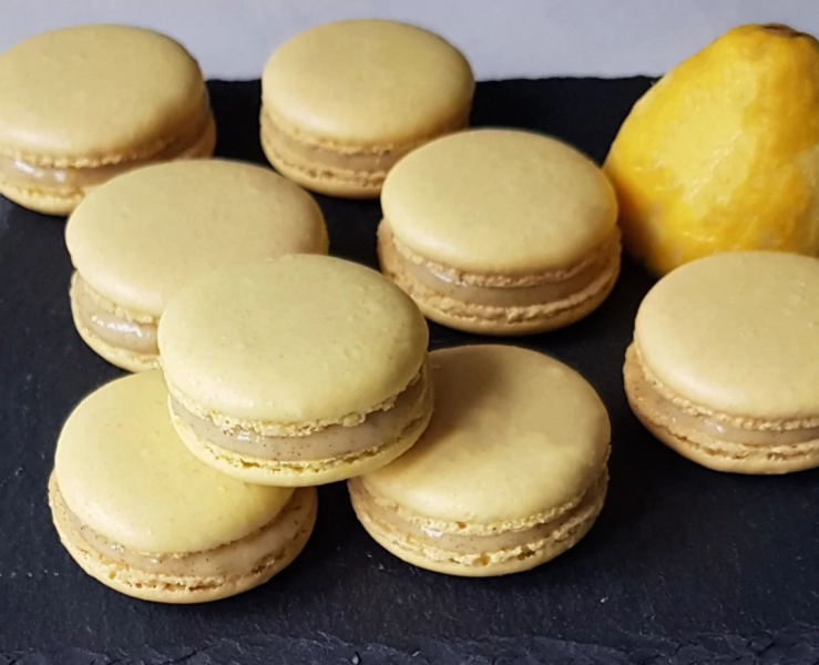 Macarons citron et verveine