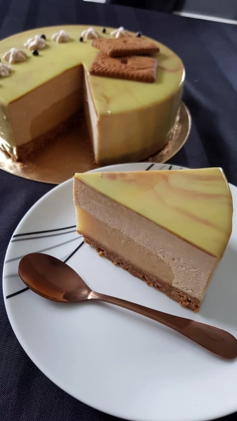 Entremet pommes et spéculoos