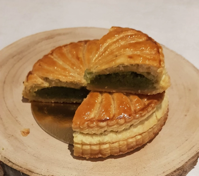 Galette des rois à la pistache