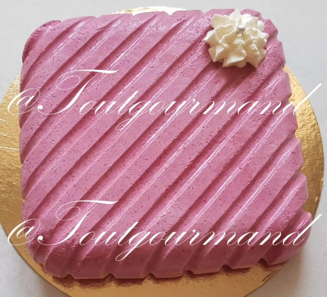 Entremet fruits rouges et speculoos