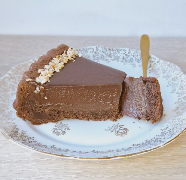 Tarte moelleuse au chocolat