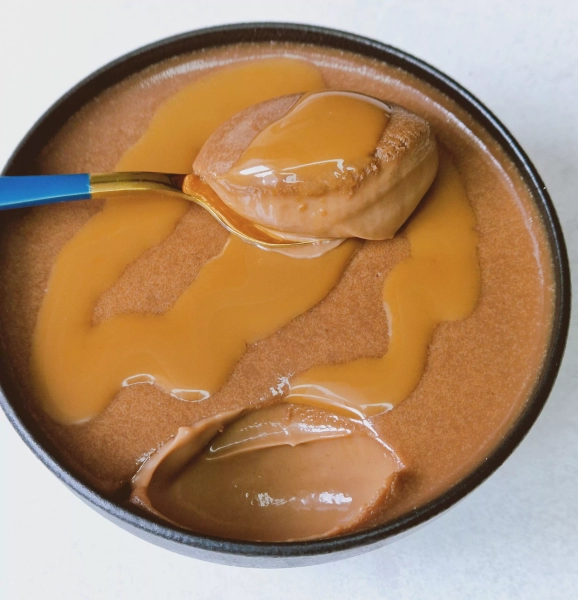 Crème chocolat et caramel