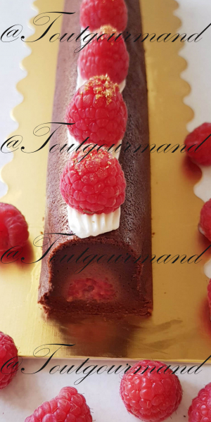 Fondant chocolat et framboises