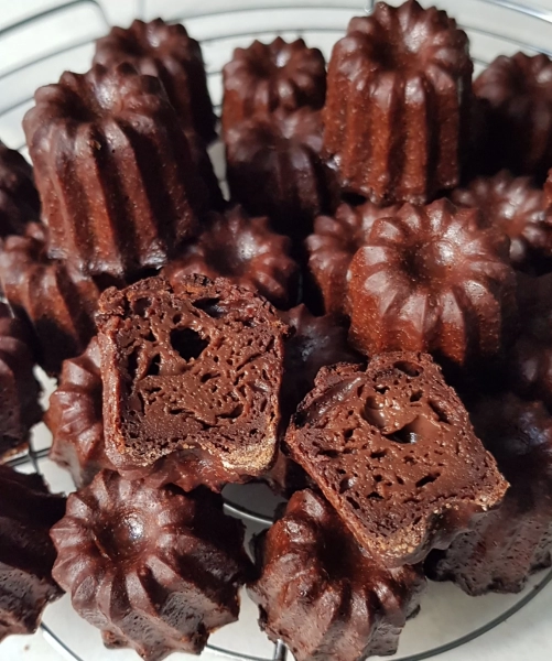 Cannelés au chocolat