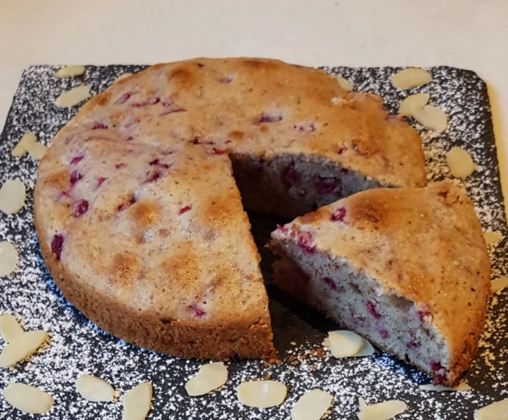 Financier framboise à partager