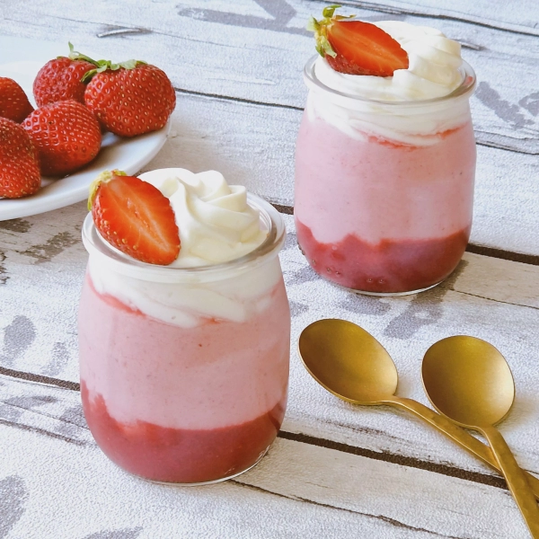 Liégeois à la fraise