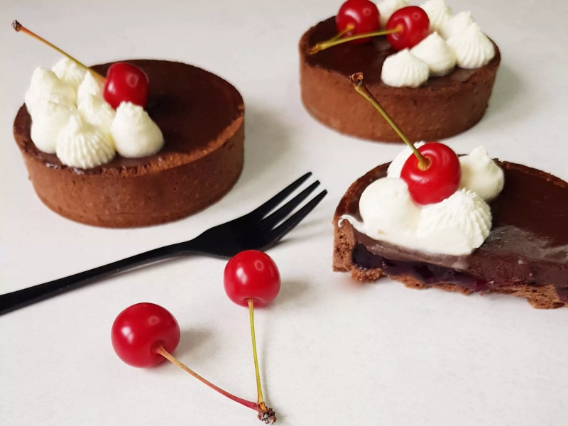 Tartelettes façon forêt noire