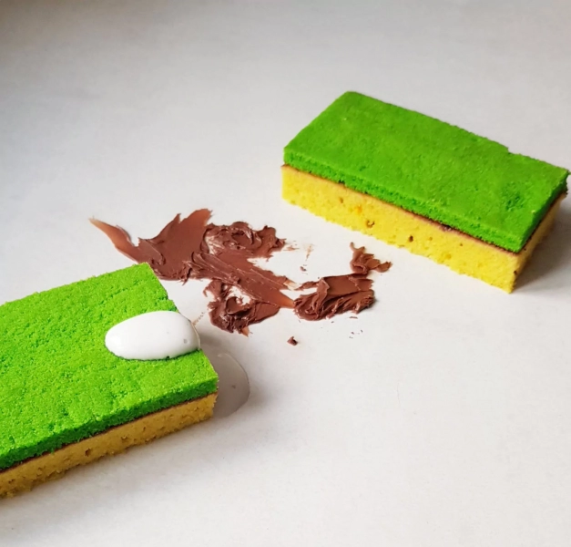Trompe l'oeil éponge