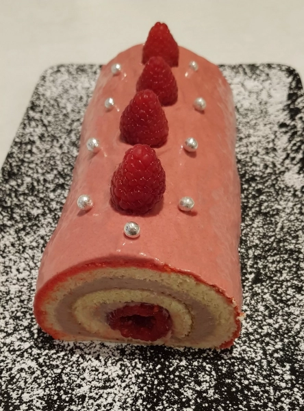 Roulé framboises