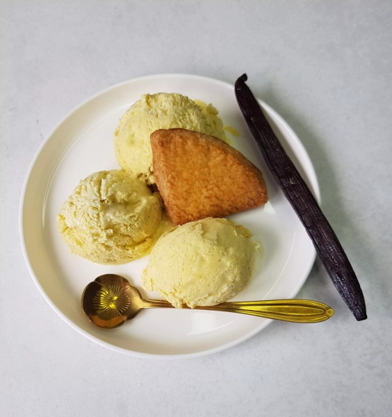 Glace à la vanille