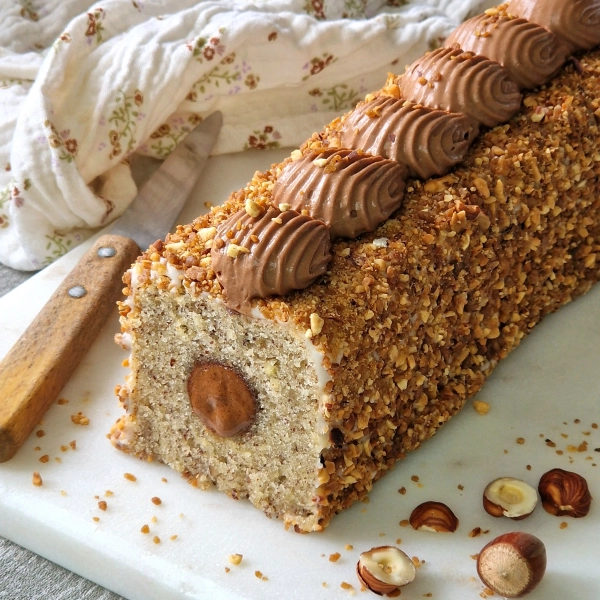 Cake noisette et praliné