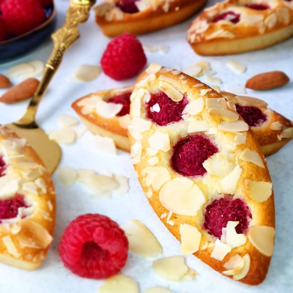 Financiers amande et framboise