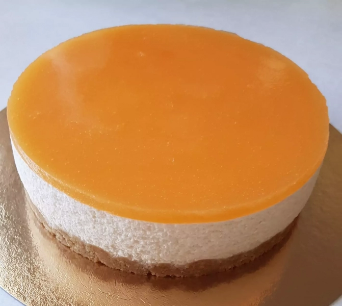 Bavarois à la pêche