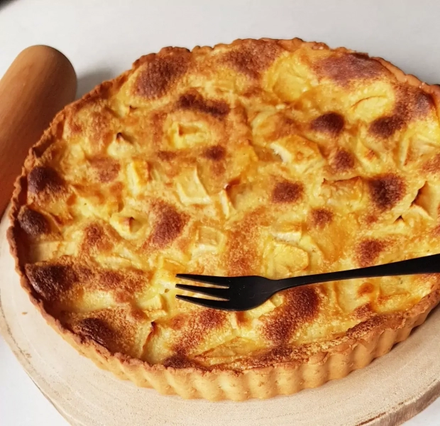 Tarte normande aux pommes