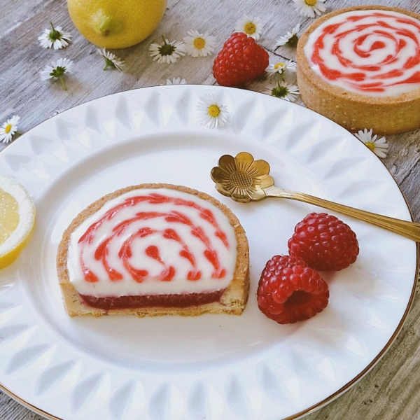 Tartelettes citron et framboise
