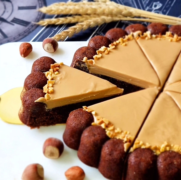 Financier chocolat et pâte à tartiner