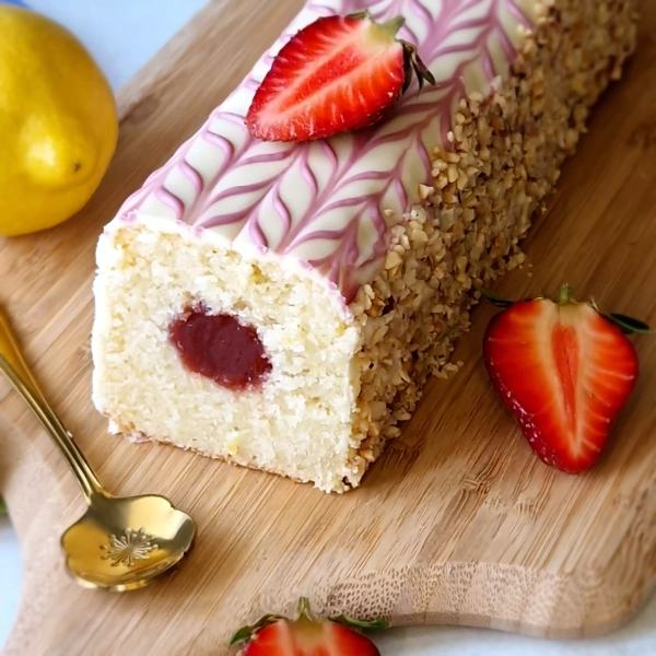 Cake citron et fraise