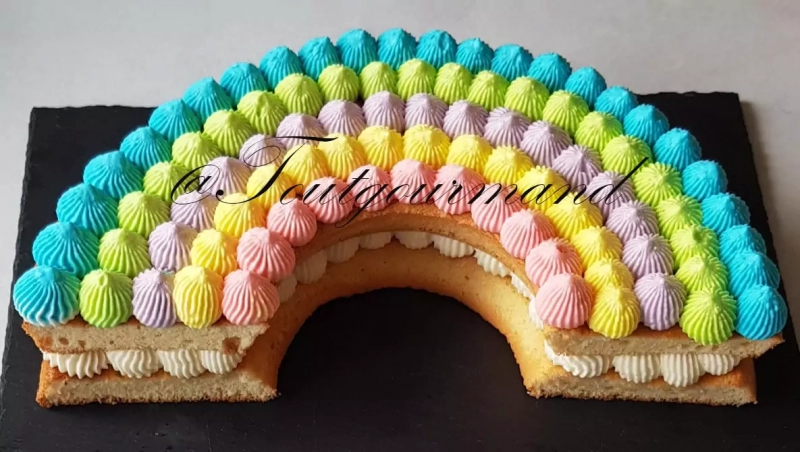 Color cake