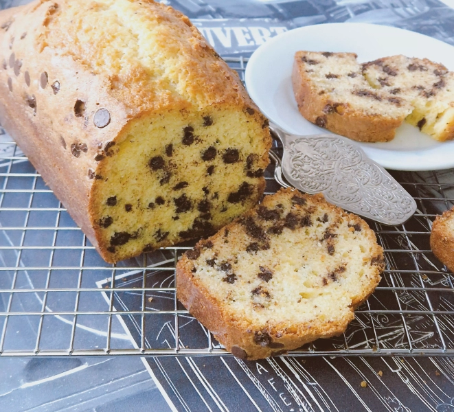 Cake aux pépites de chocolat