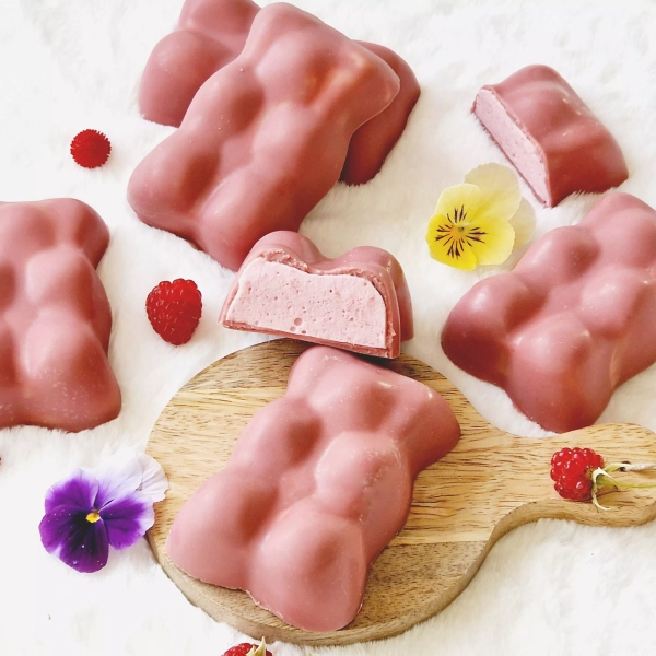 Oursons guimauve à la framboise